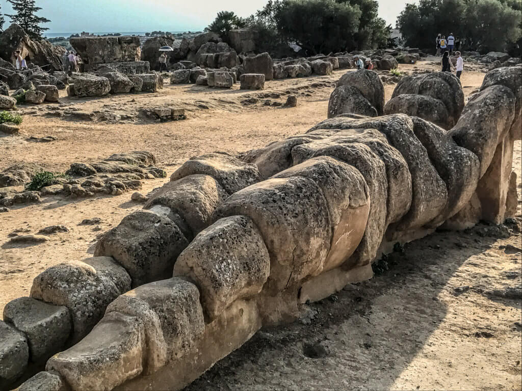 Atlas giant, Temple of Zeus, Agrigento