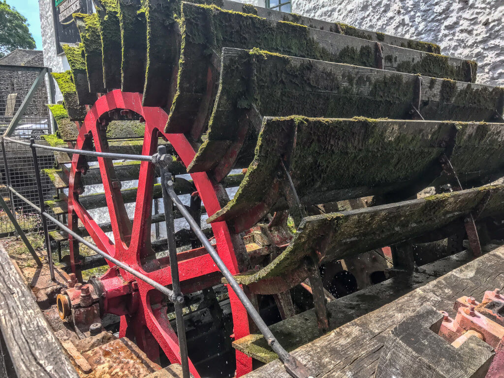 Kilbeggan Distillery water wheel